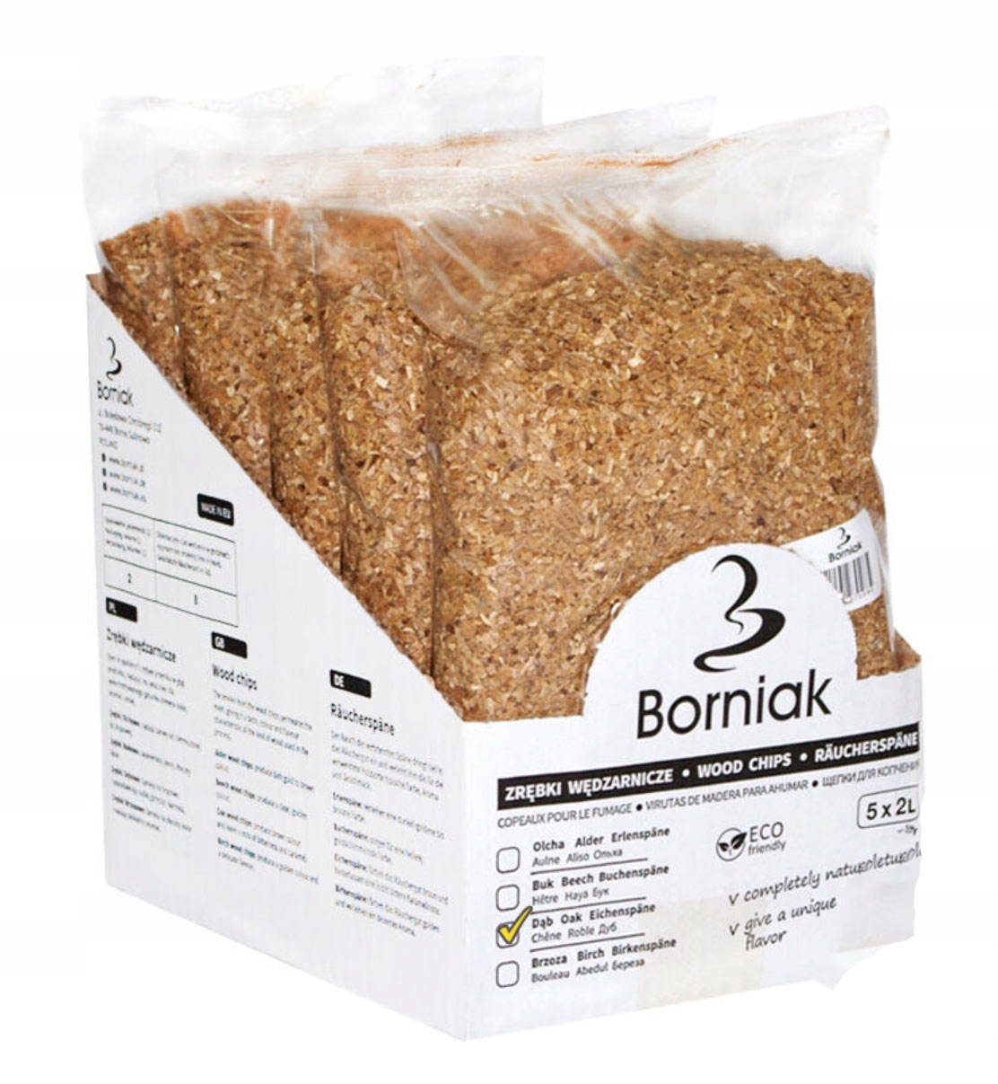 

Zrębki Wędzarnicze Borniak 10L wędzenia Dębowe Dąb