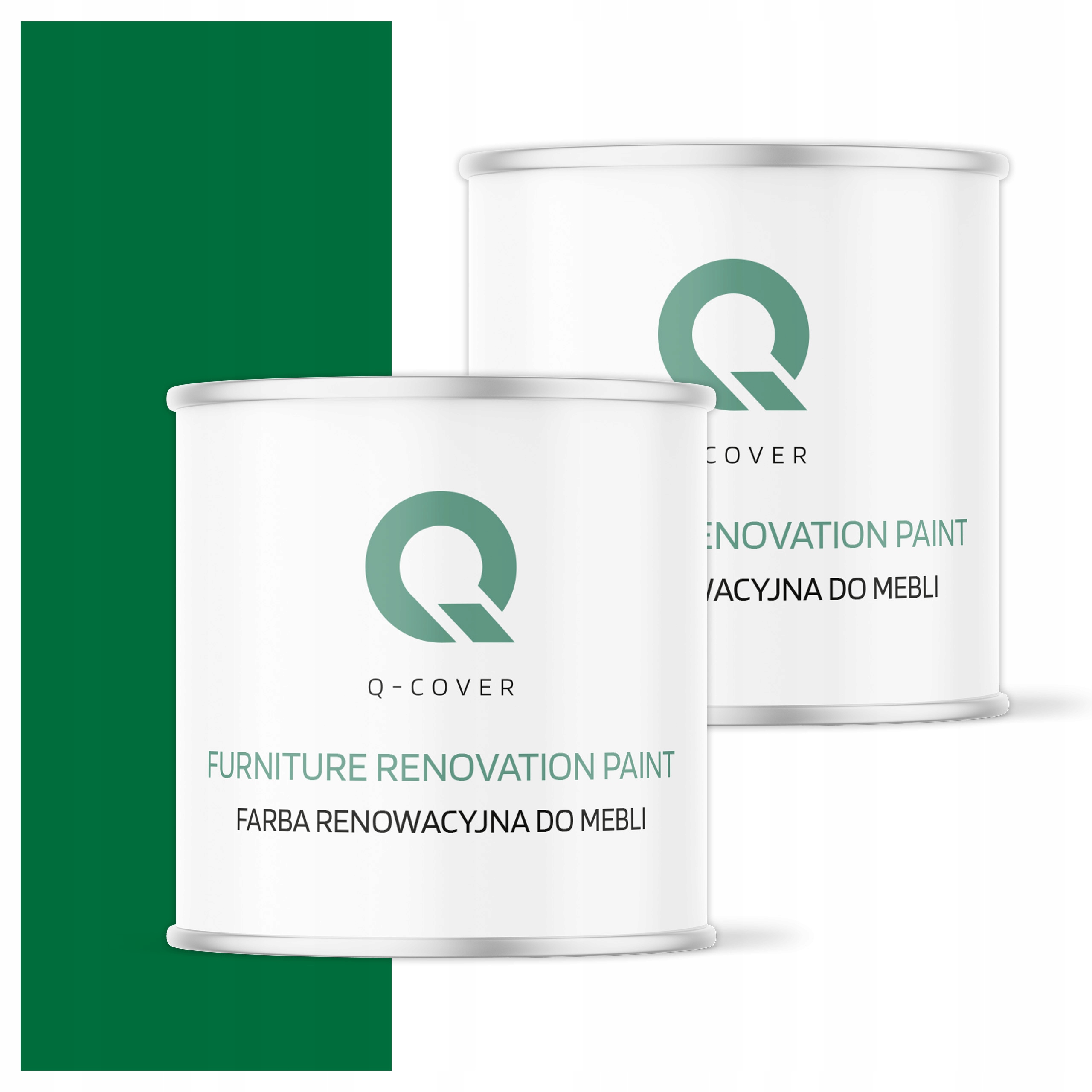 Farba na renováciu nábytku Mdf drevo Ozdobná zelená Ral 6029 Lesk 2,5L