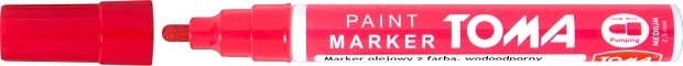 

Marker olejowy gruby 2,5mm Toma TO-440 czerwony