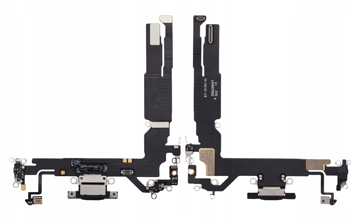Hq Gniazdo ładowania Usb złącze mikrofon do Apple iPhone 17 (czarne)