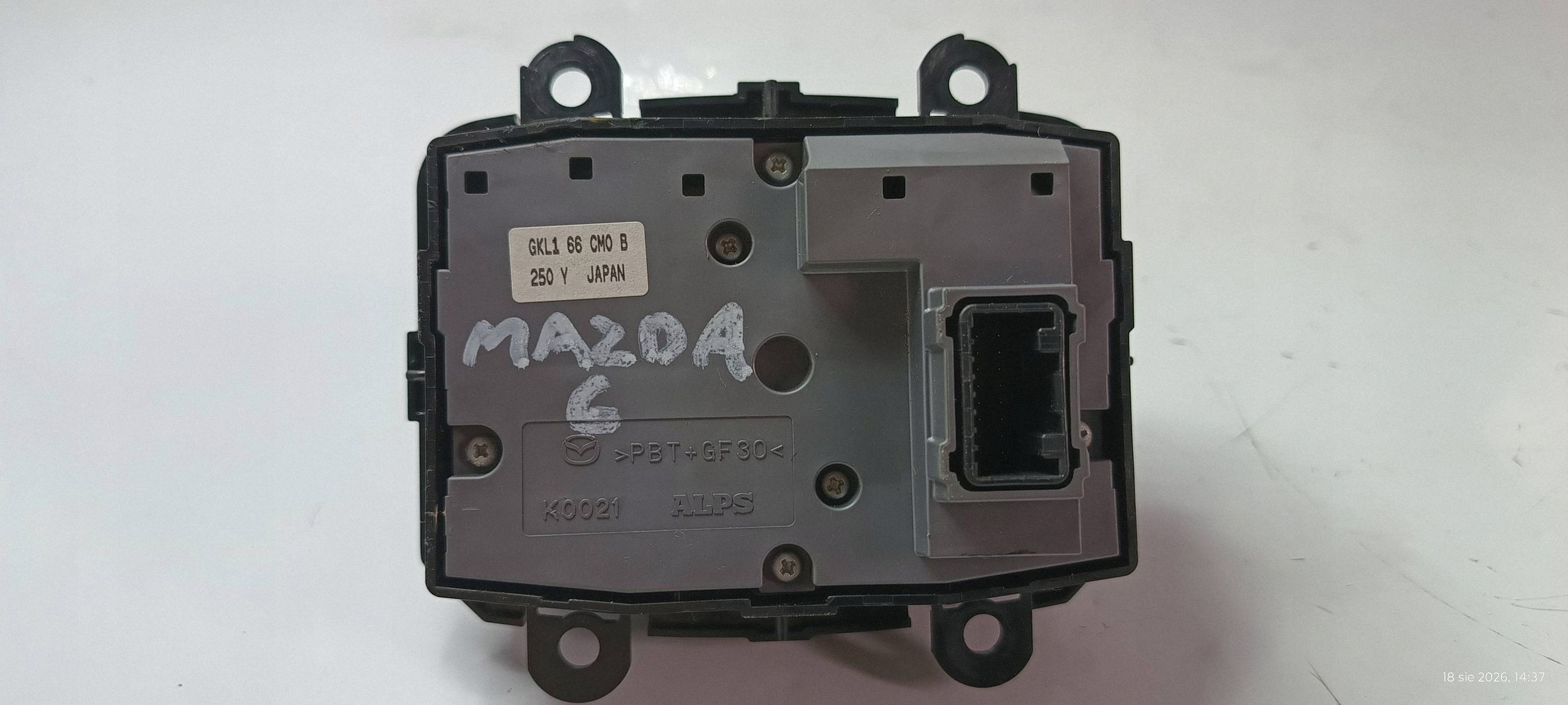 MAZDA 6 III GJ PANEL rádia K0021 2016-19R