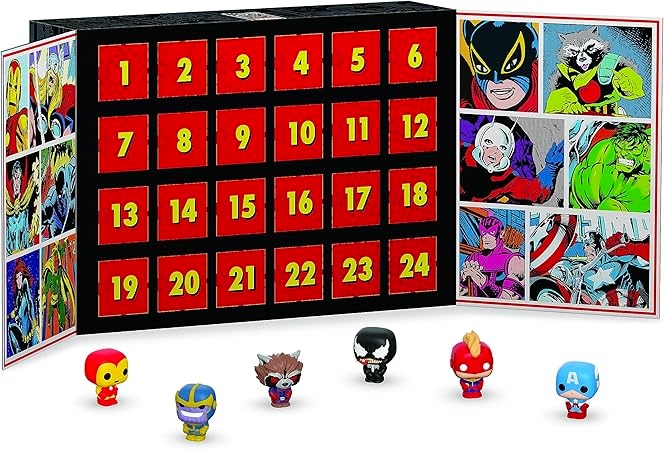 Адвент-календарь Funko Pocket Pop Marvel, 24 коллекционные мини-фигурки — фото 4