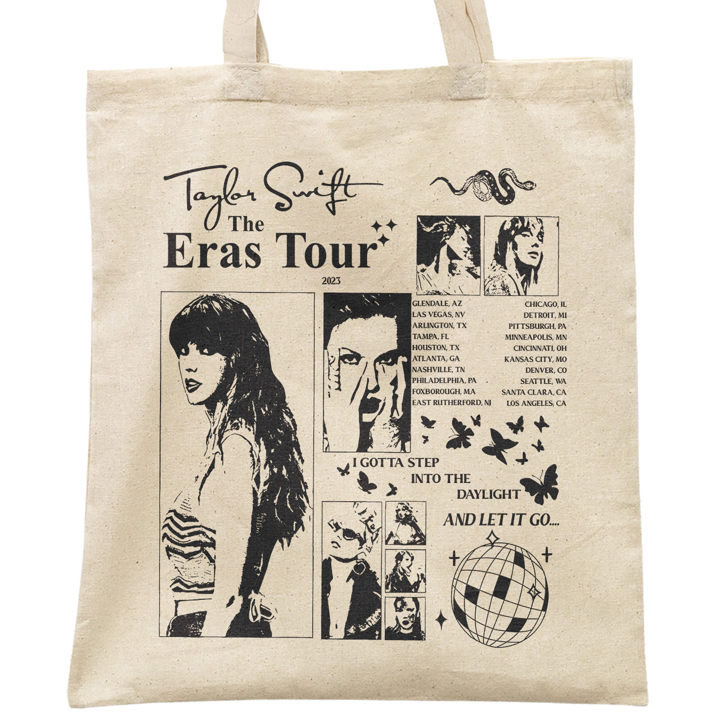 Torba bawełniana na zakupy 42x38 Taylor Swift