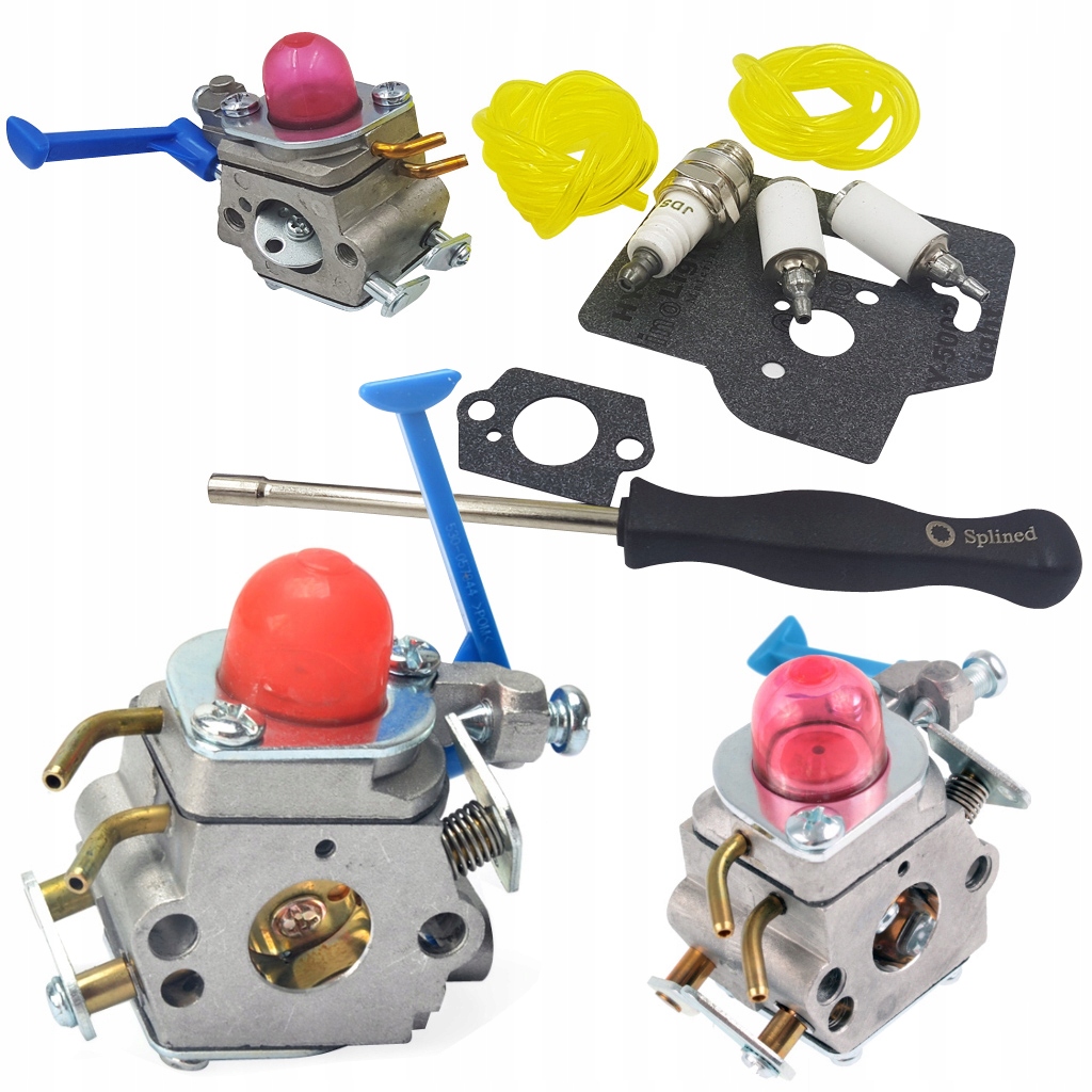 Zeastaw Gaźnik Kosa Husqvarna 124L 125L 125R 128R 128L