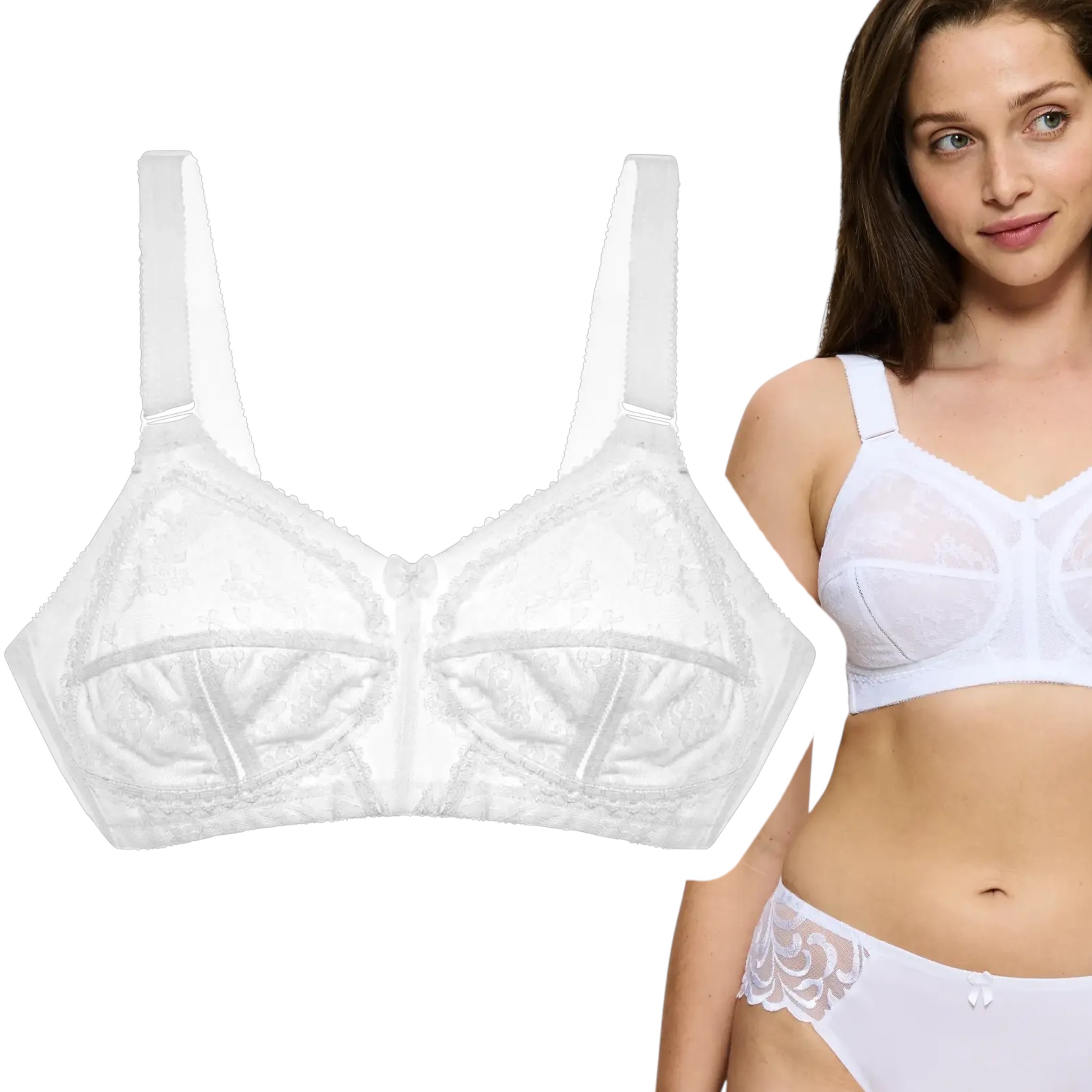 Podprsenka Triumph Doreen X Bílá 80 G Měkká Bezfišbinová Podprsenka