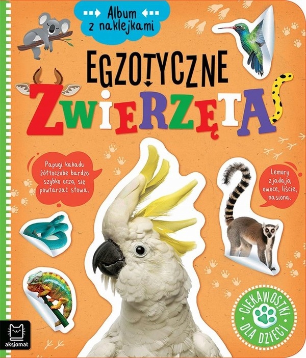 

Album z naklejkami. Egzotyczne zwierzęta