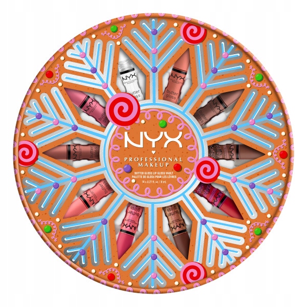 Nyx Professional Makeup Holiday Butter Gloss Lip Sada lesků na rty