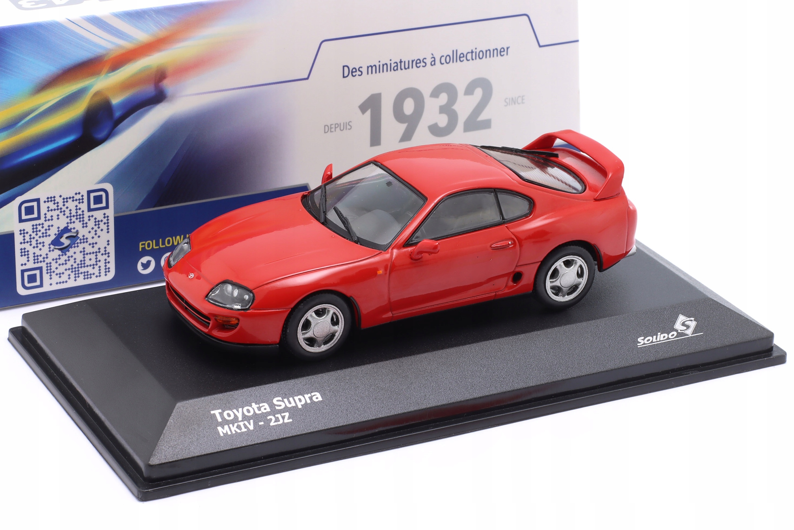 Solido Toyota Supra Mk4 2001 Red 1:43