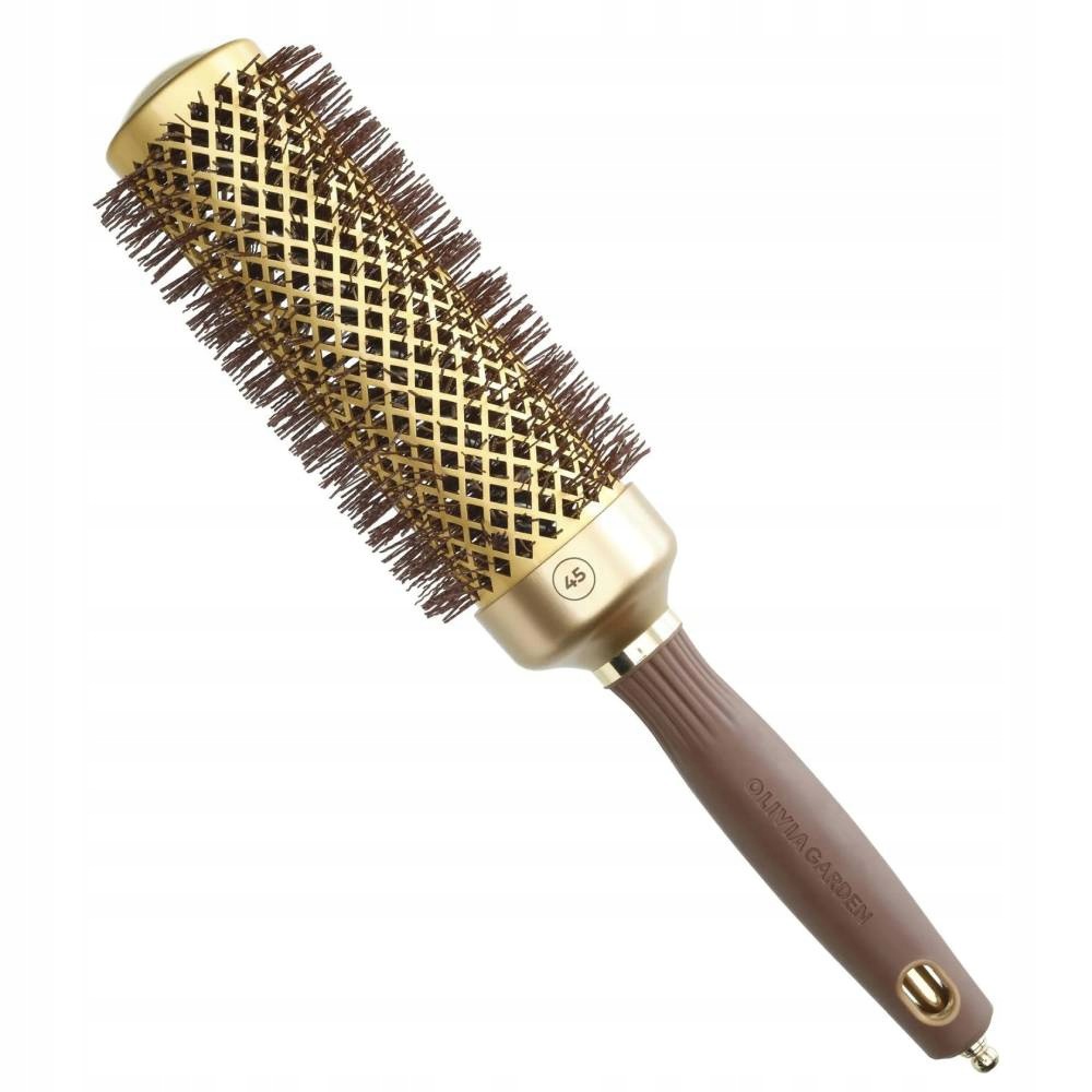 Olivia Garden Expert Blowout Speed Gold&Brown modelovací kartáč 45 mm