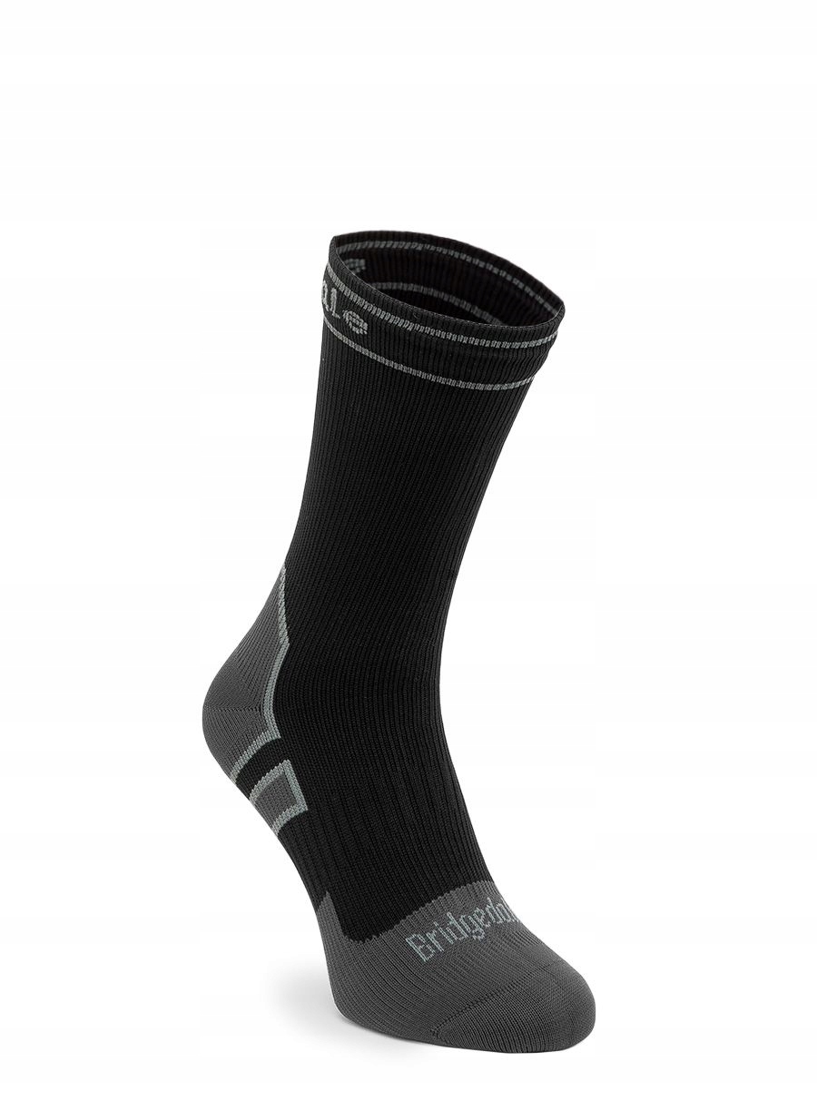Ponožky Bridgedale StormSock Lt Boot černošedé 36-39