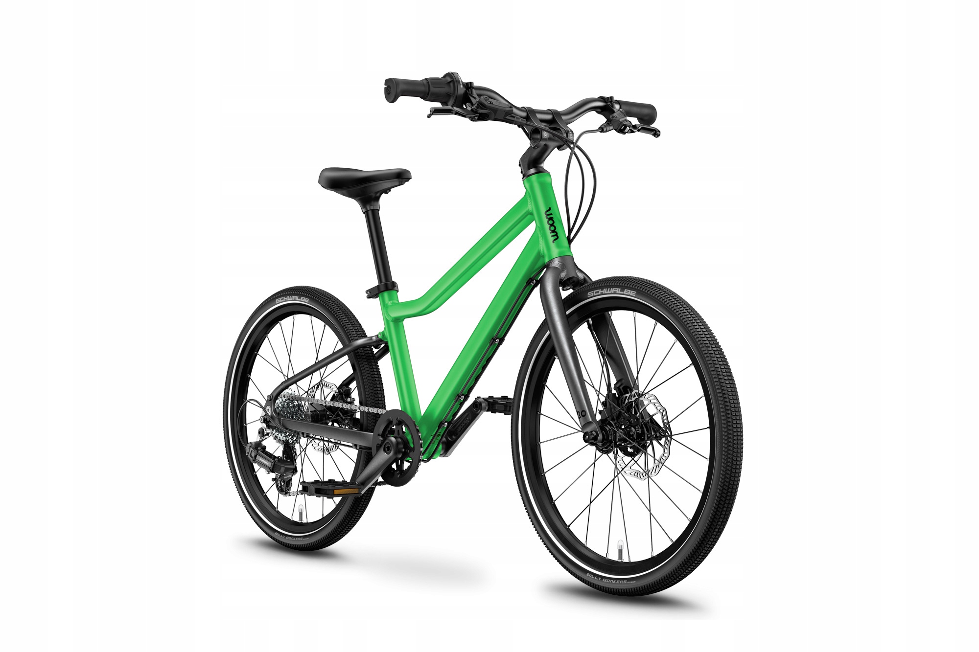 Lekki rower dla dziecka woom Explore 4 jungle green 20 cali zielony 7,8 kg