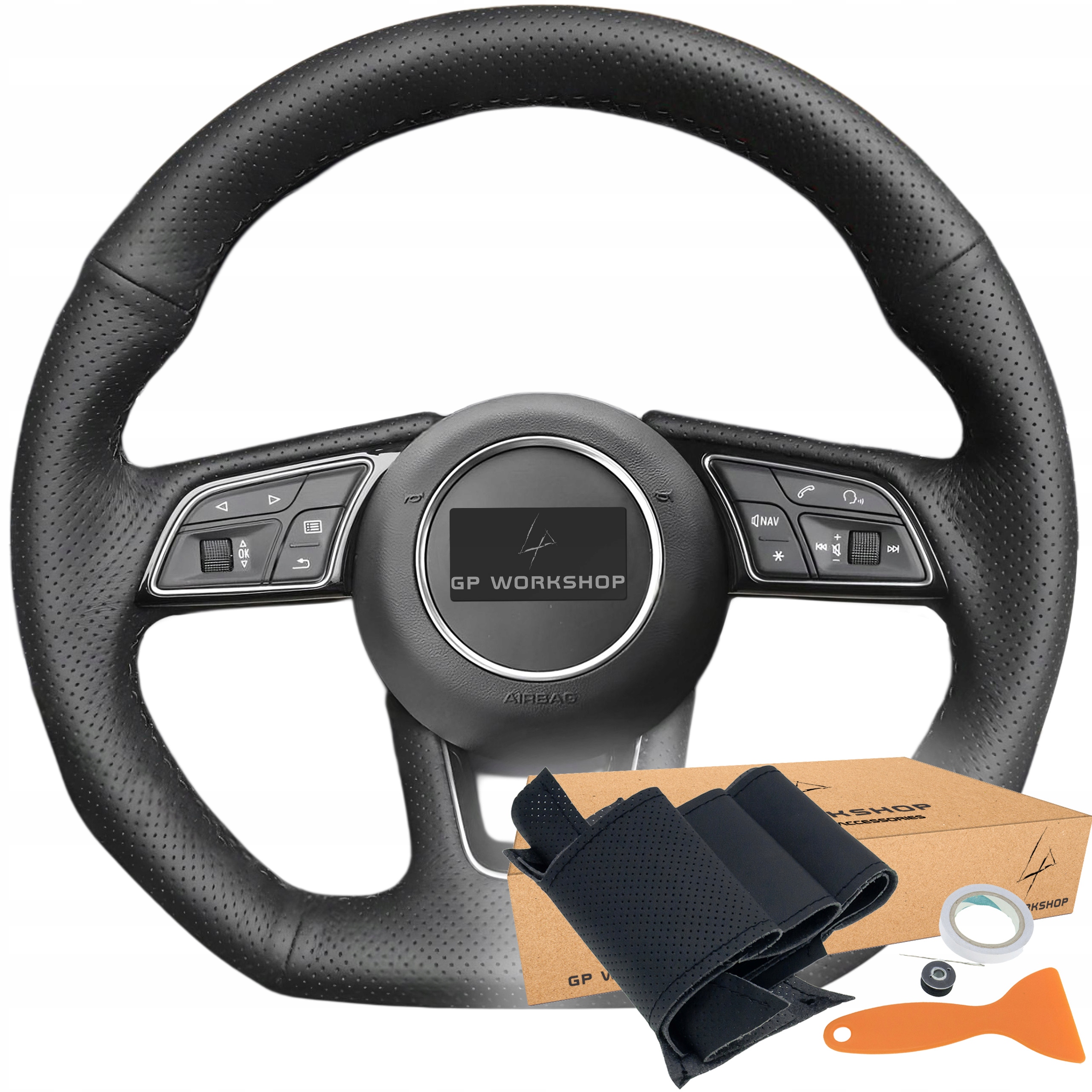 Pokrowiec Na Kierownice Obszycie Do Audi A1 A3 A4 A5 S3 S4 S5 RS3 RS4 S Q2