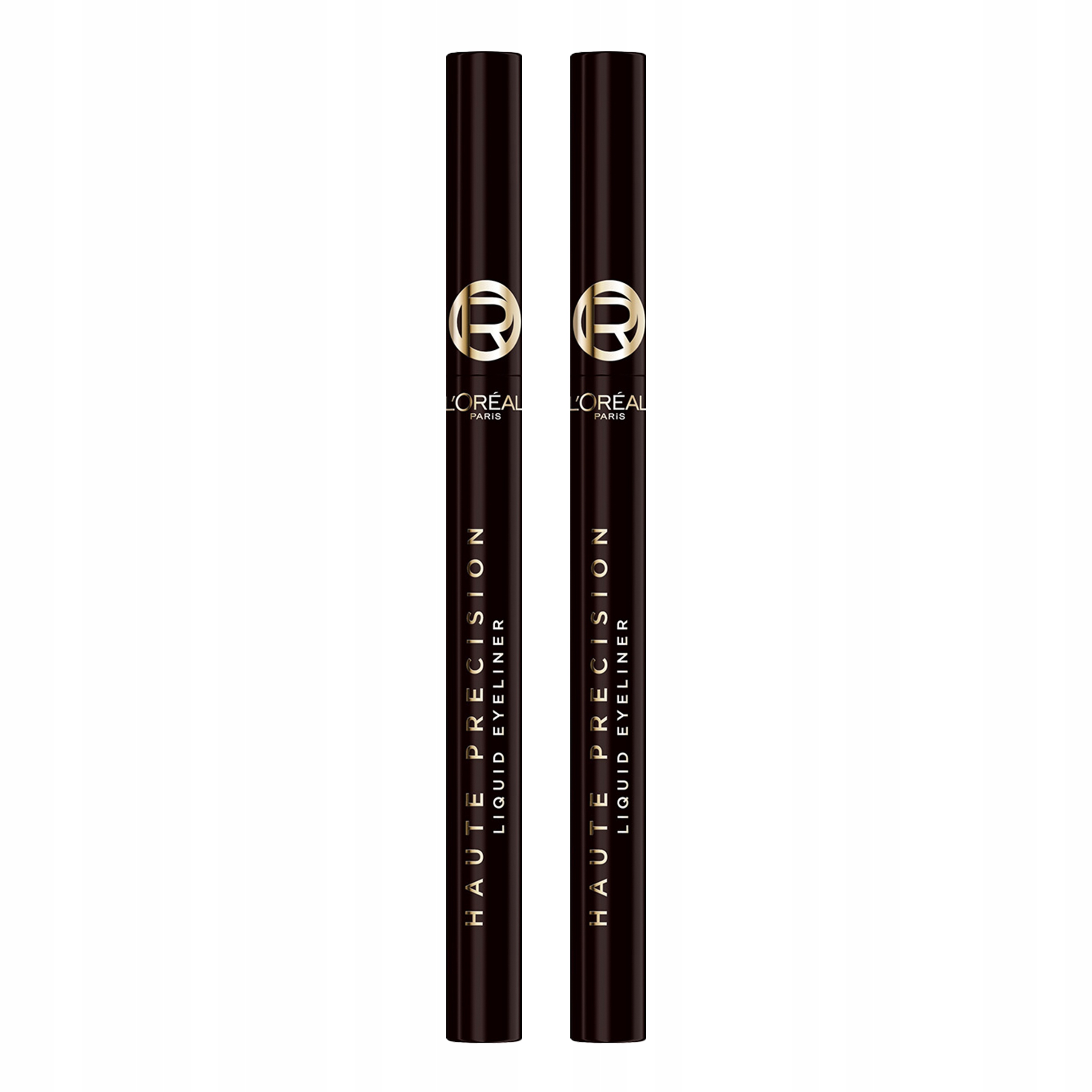 Zestaw 2x L'Oreal Haute Precision Brun Leather Brązowy Eyeliner w Płynie