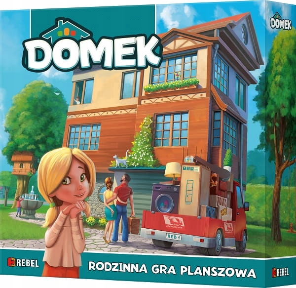 Rebel 27894 Gra rodzinna Domek gra planszowa