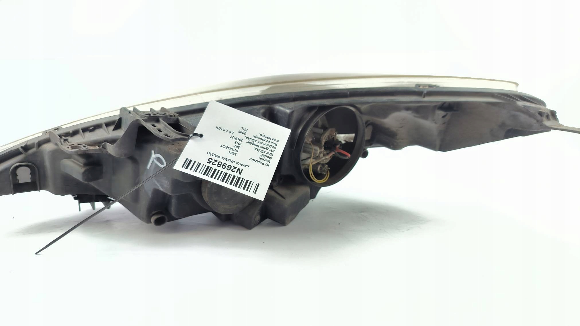 light right front 9649986180 PEUGEOT 207