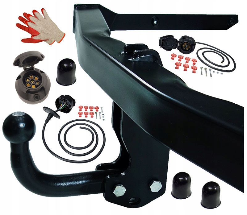 HAK HOLOWNICZY+WIĄZKA+OSŁONKI do VOLKSWAGEN VW TOURAN 2003-2015 I 1T MK1