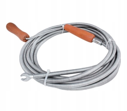 SPIRALA KANALIZACYJNA SPRĘŻYNA ŻMIJKA Ø9 MM 8 M DO UDRAŻNIANIA RUR