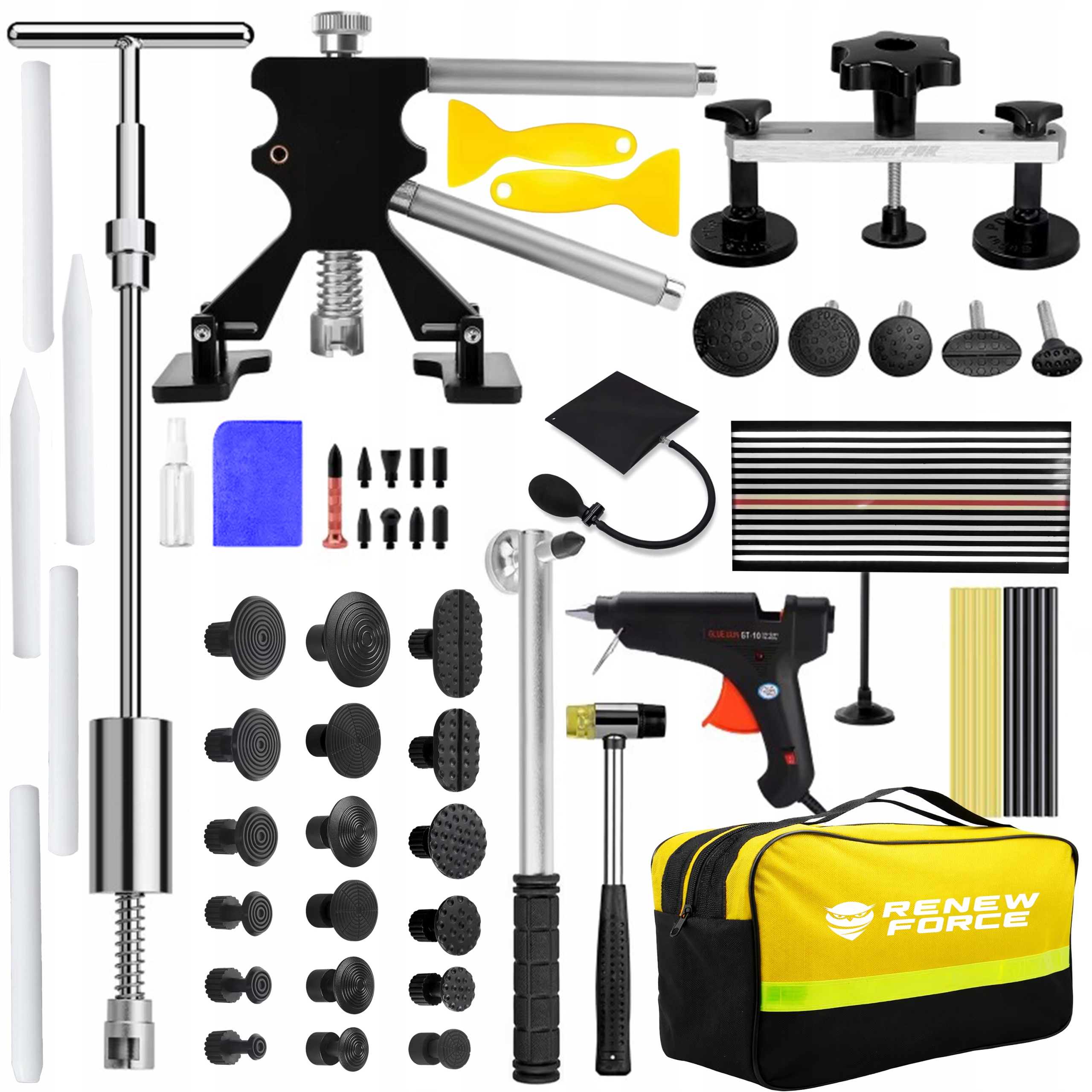 Sada Pro Odstraňování Promáčklin Pdr Velké Nástroje Pro Vytahování Promáčklin 129ks