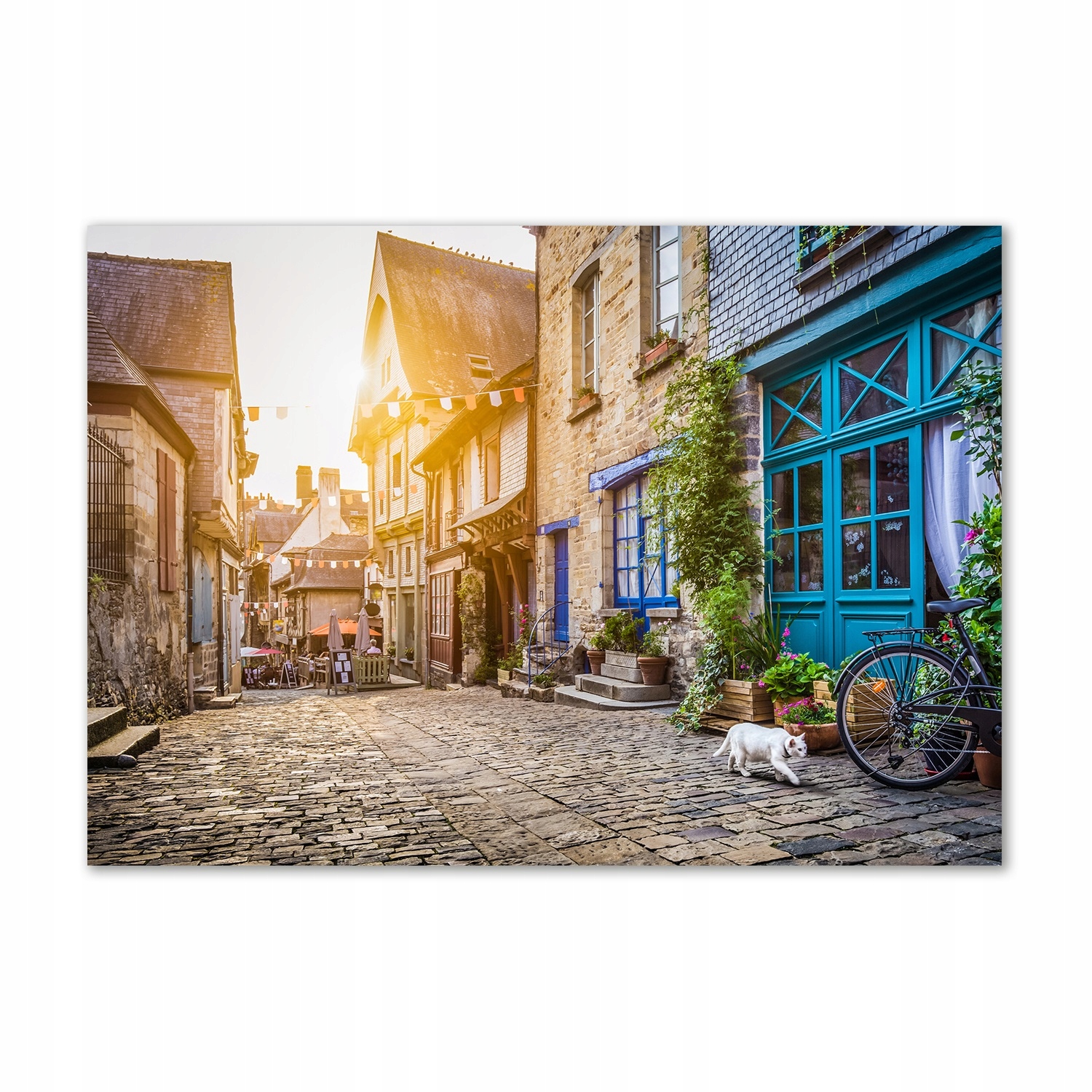 

Foto obraz szklany Urokliwa uliczka 100x70