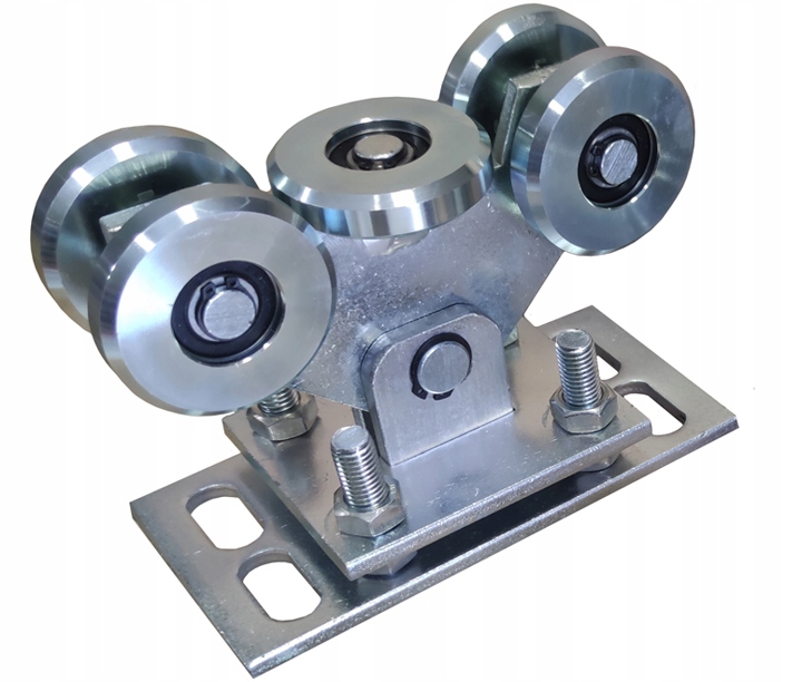 WÓZEK WÓZKI ROLKI DO BRAMY PRZESUWNEJ 80x80 5rolek