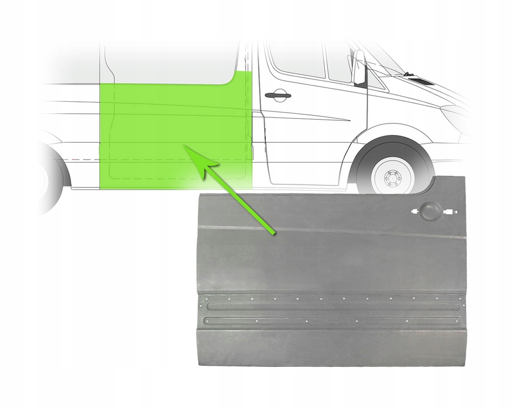 SPRINTER W906 CRAFTER REPERATURKA DRZWI PRZESUW EAN (GTIN) 5901532556339