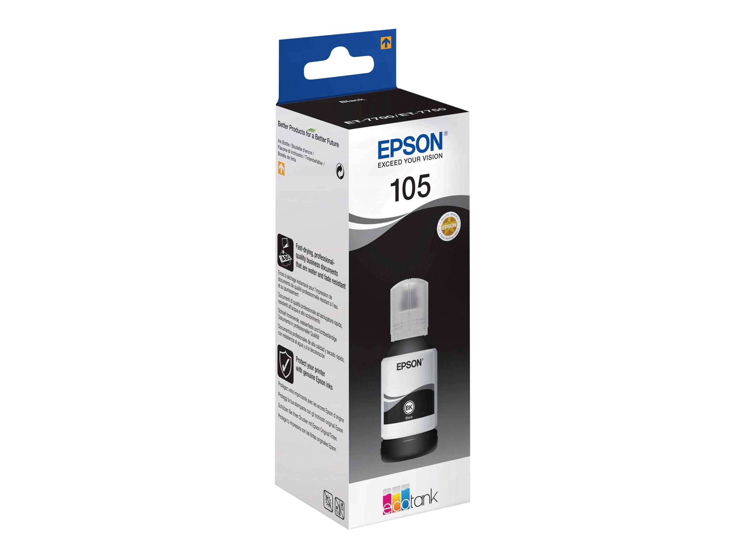 Epson C13T00Q140 Tusz Epson Black 105 EcoTank L7160