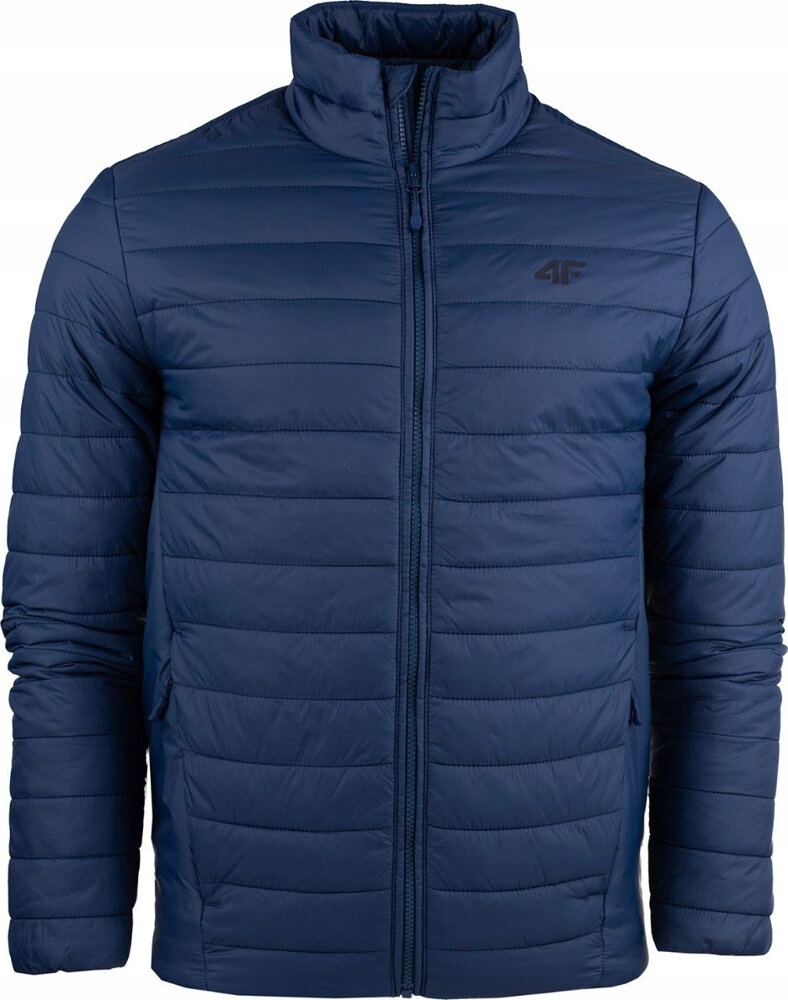 Pánská Péřová Bunda 4F M084 Tmavě Námořnická Modrá vel S