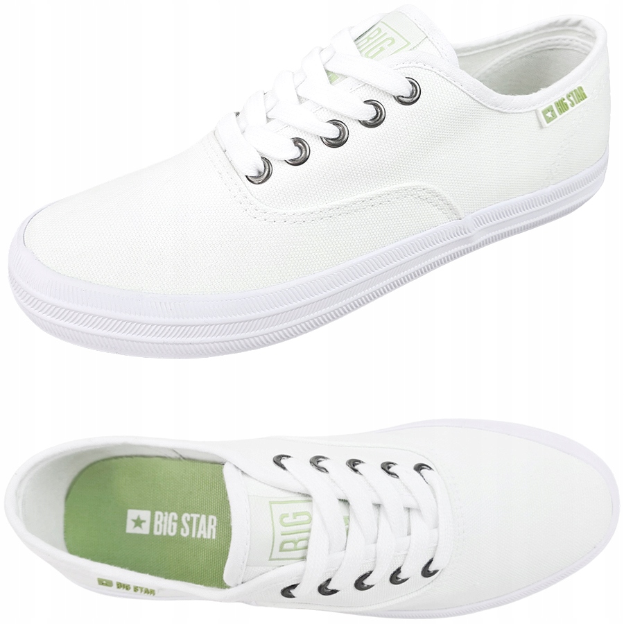 

białe trampki Damskie Big Star buty JJ274260 38