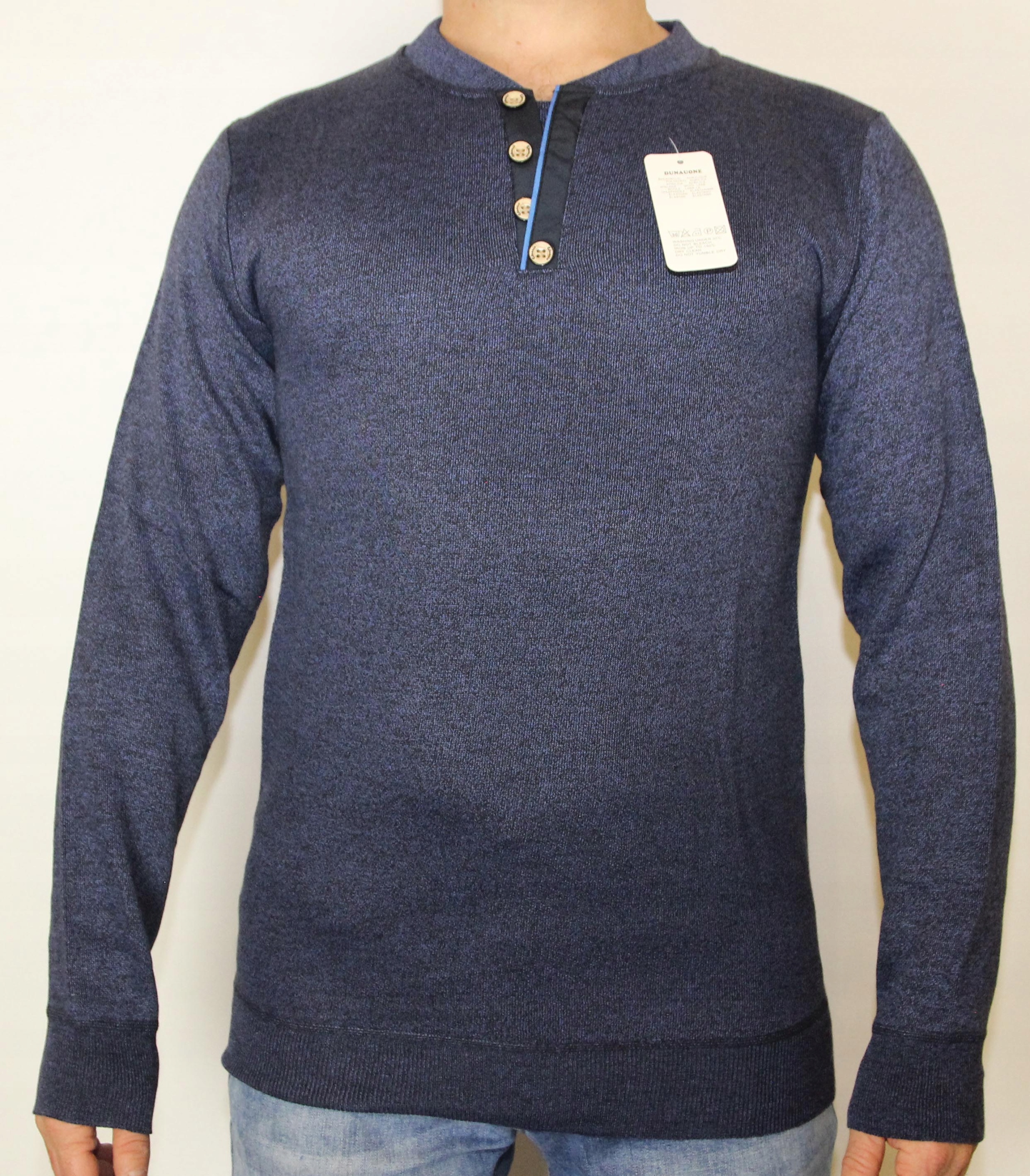 

Sweter Męski bluzka Swetrowa bluza guziki XXXL 3XL