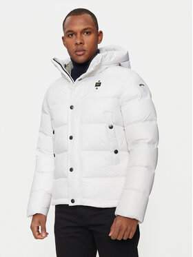 blauer Męskie Kurtka puchowa BLAUER-24WBLUC03028 100GG Optical White Inside