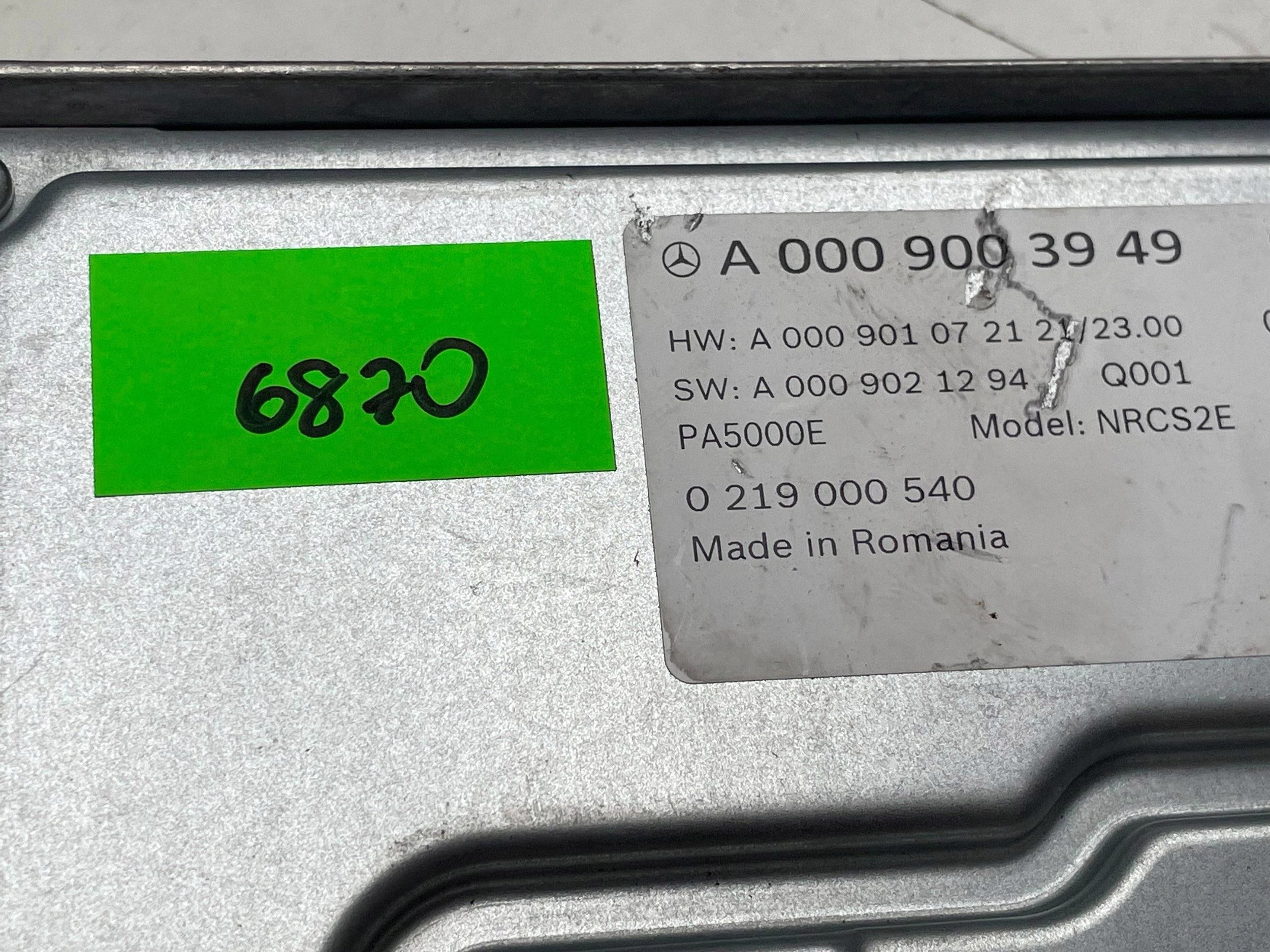 Mercedes-Benz W247 control unit module PDC A0009003949 !J