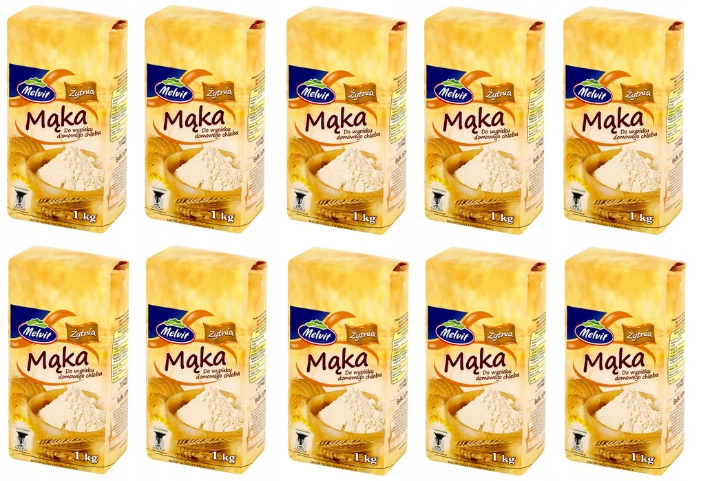 10x 1 kg Melvit Žitná mouka typ 720 Svařovací