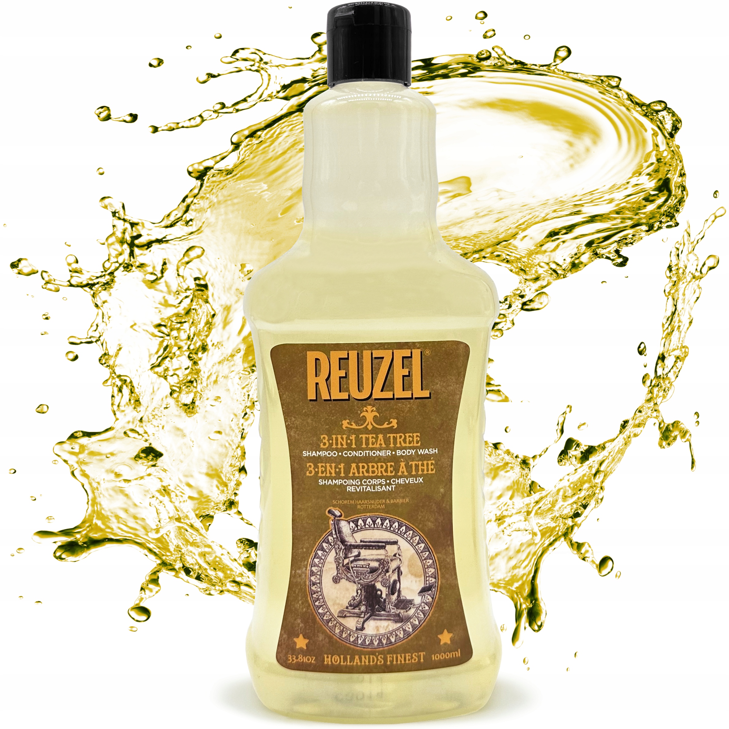 Reuzel 3v1 Tea Tree Pánský Šampon Gel Kondicionér 1L