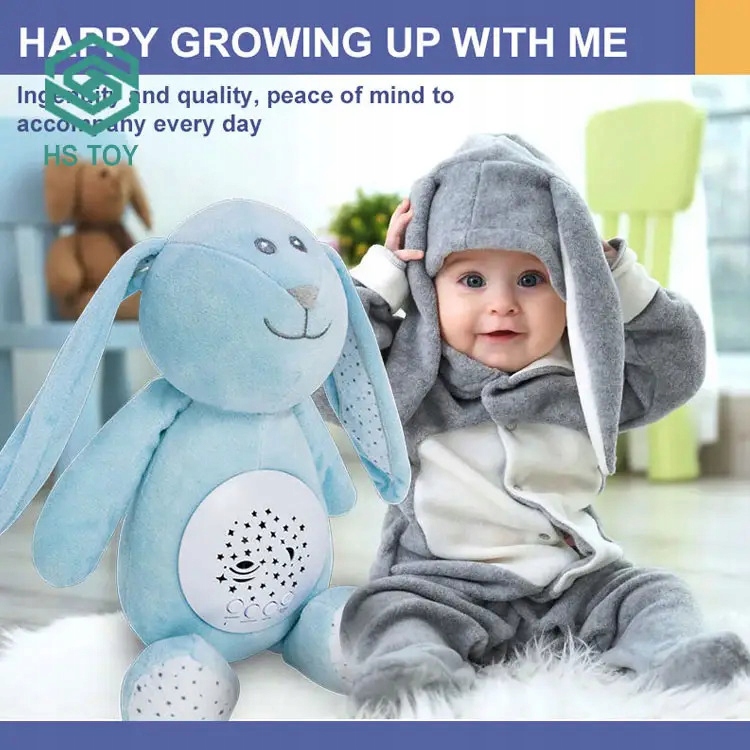 KRÓLIK MIŚ SZUMIŚ USYPIACZ LAMPKA NOCNA PROJEKTOR 2w1 10 KOŁYSANEK Rodzaj przytulanki