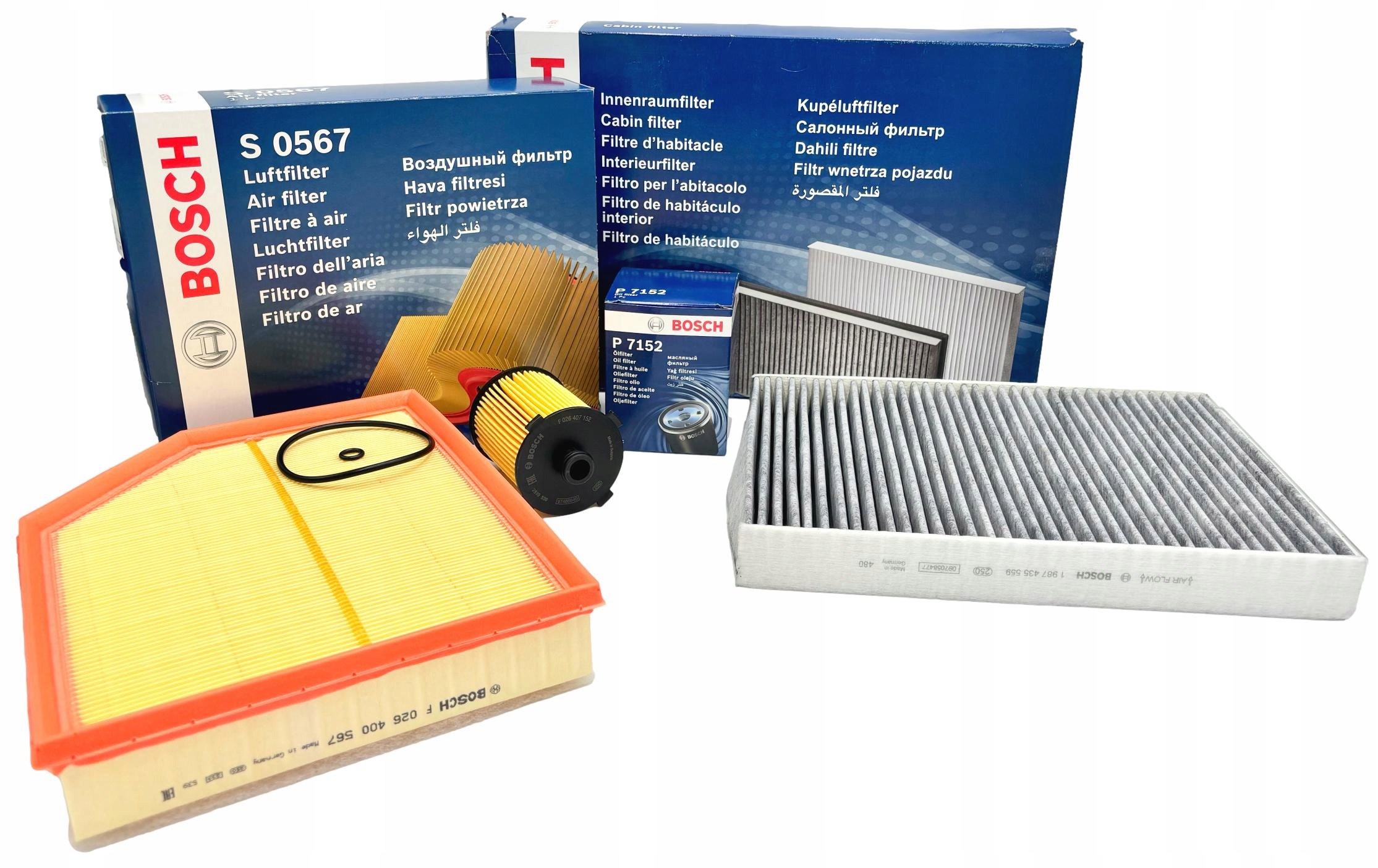 Bosch Sada Filtrů Volvo XC60 II 17- 2.0 T4 T5 T6 T8 Benzín