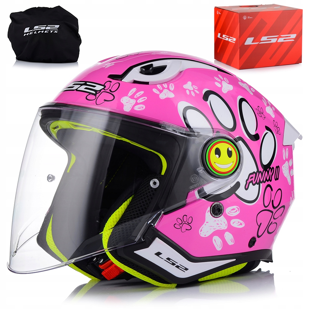 Detská Motocyklová Prilba LS2 OF622 Joy Otvorená Detská Ľahká 1100 g.
