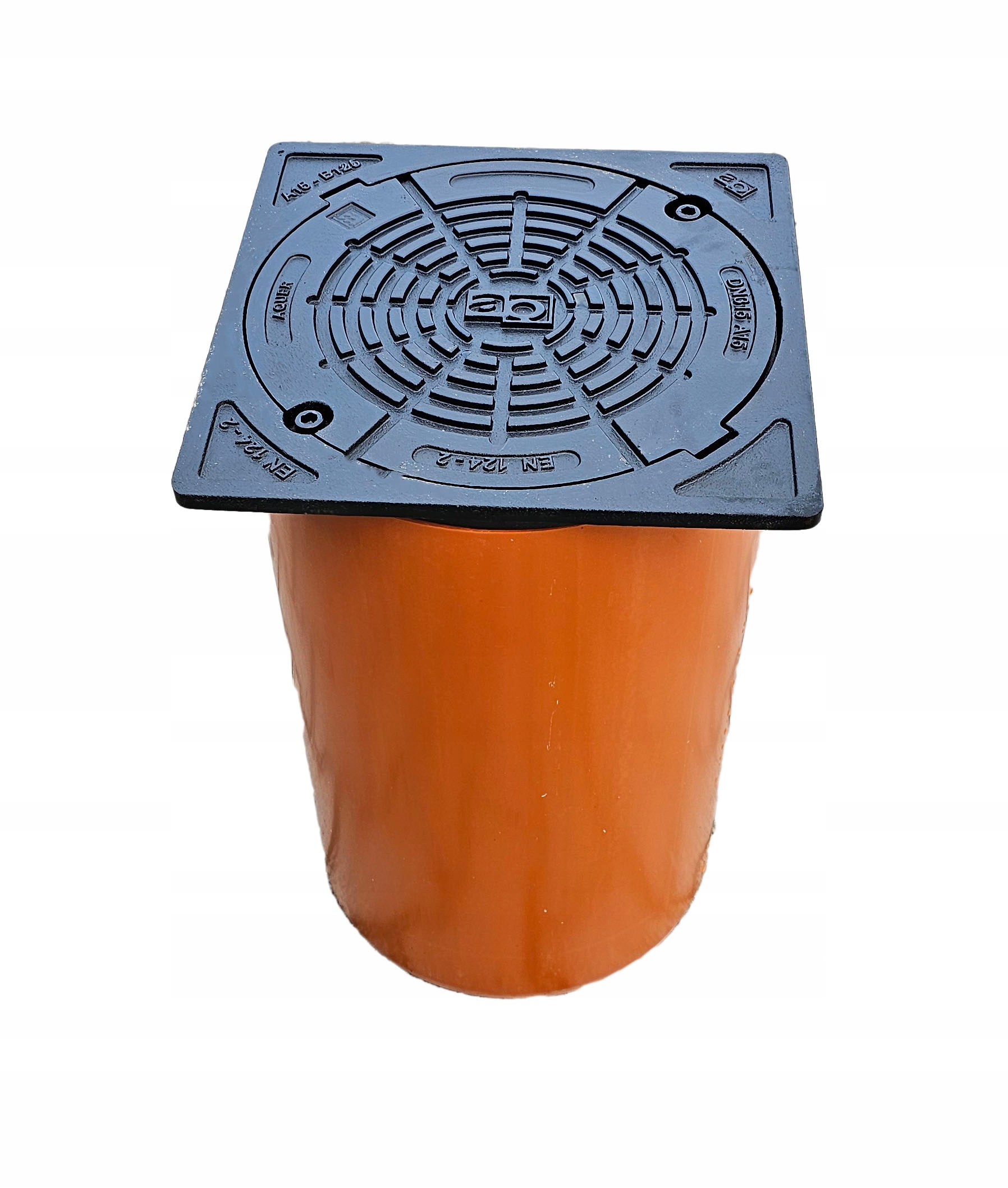 Teleskopický poklopový poklop s krytom 315 A15 s rúrkou a šachtou