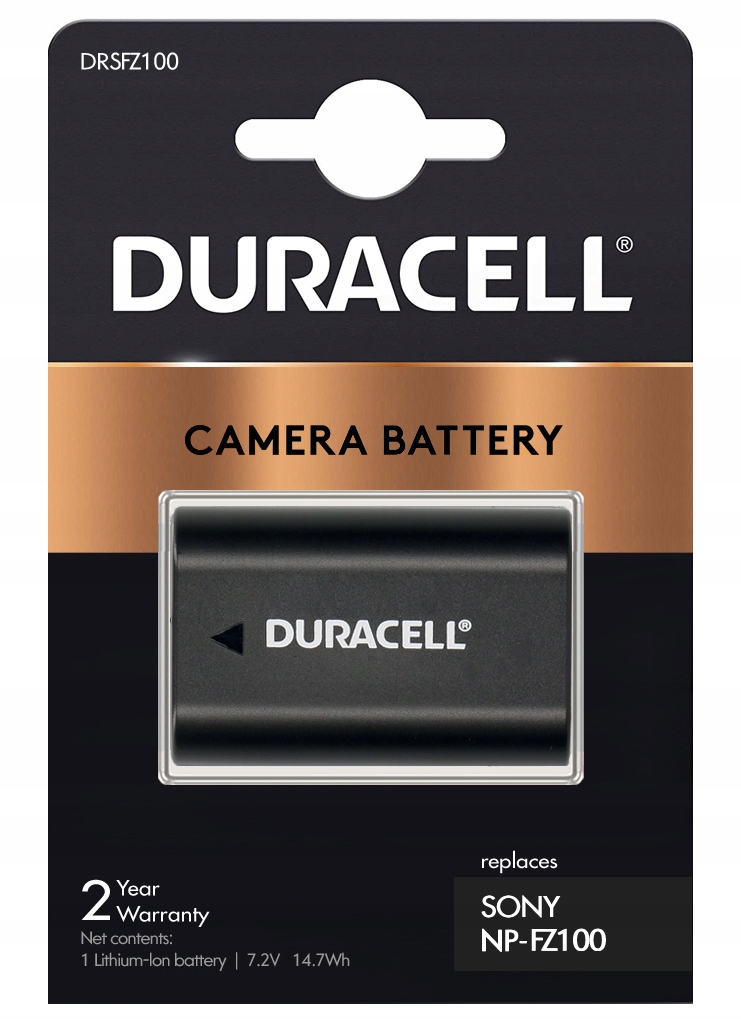 

Bateria Aku. Duracell NP-FZ100 do Sony A7R III