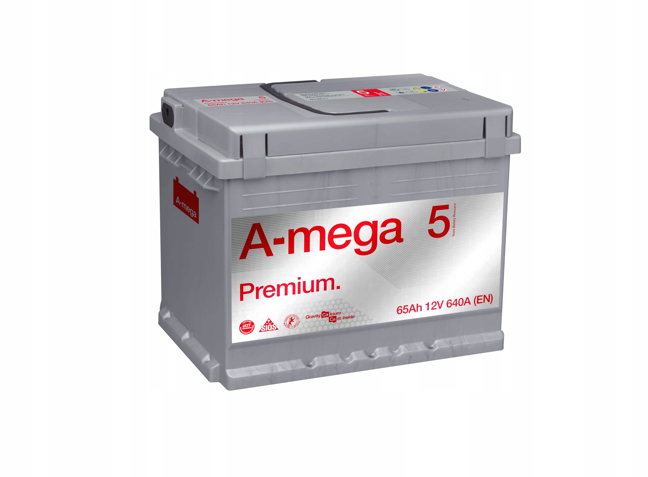6СТ-65-АЗ - Аккумулятор a-MEGA Premium M5 12V 65Ah 640A