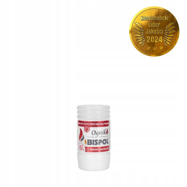 Wkład parafinowy do zniczy Bispol WP0 9cm, 36h, 1,5 dni palenia