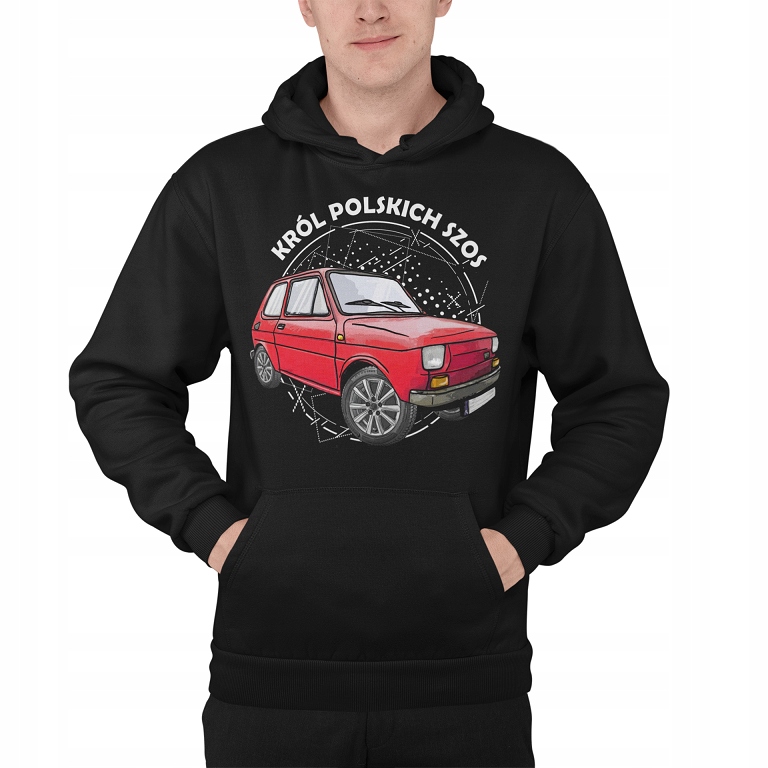 

Bluza Z Nadrukiem Król Polskich Szos Mały Fiat