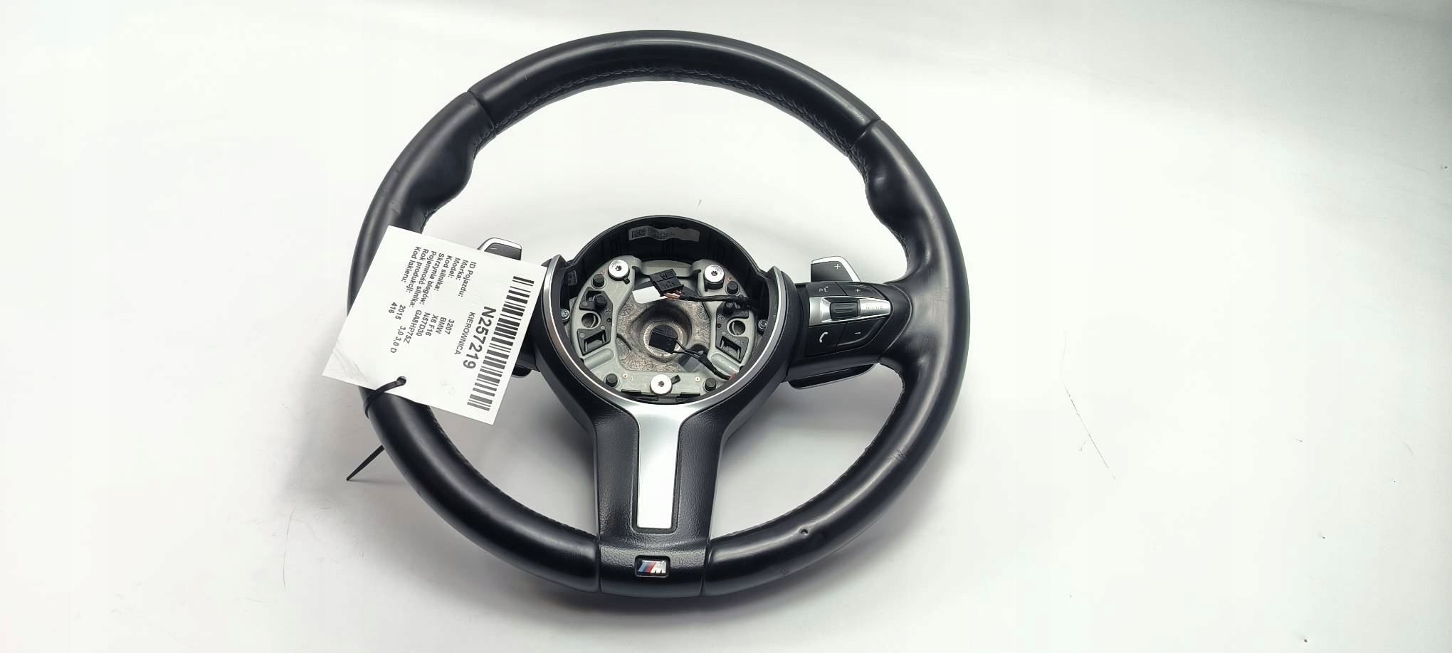 steering wheel, m-packet BMW X6 F16