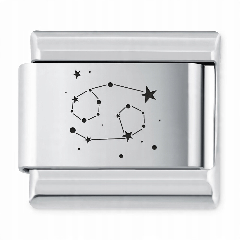 

Italian Charms Znak Zodiaku Konstylacje Rak Grawer