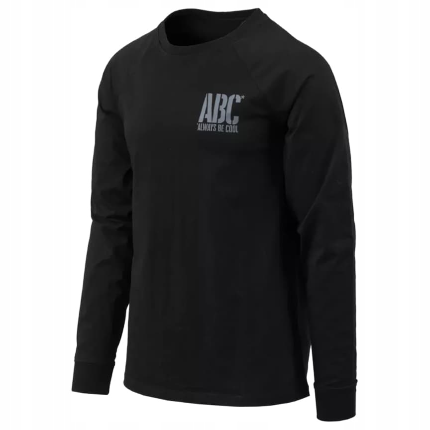 Tričko pánské bavlněné Helikon Longsleeve Abc Always Be Cool Black 3XL