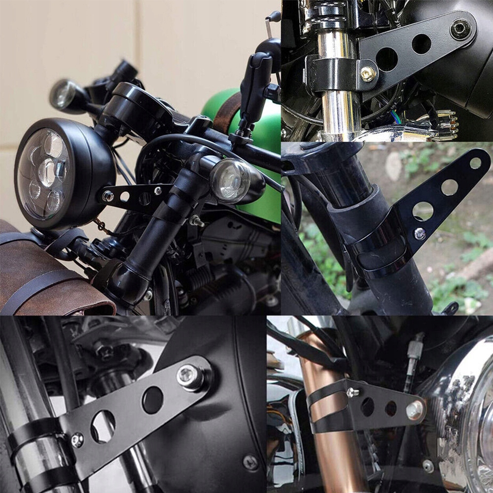 UNIWERSALNY UCHWYT NA REFLEKTORY MOTOCYKLOWE, WIDELCE 35 MM-43 MM 2 SZT Numer katalogowy części 306BK6SP0