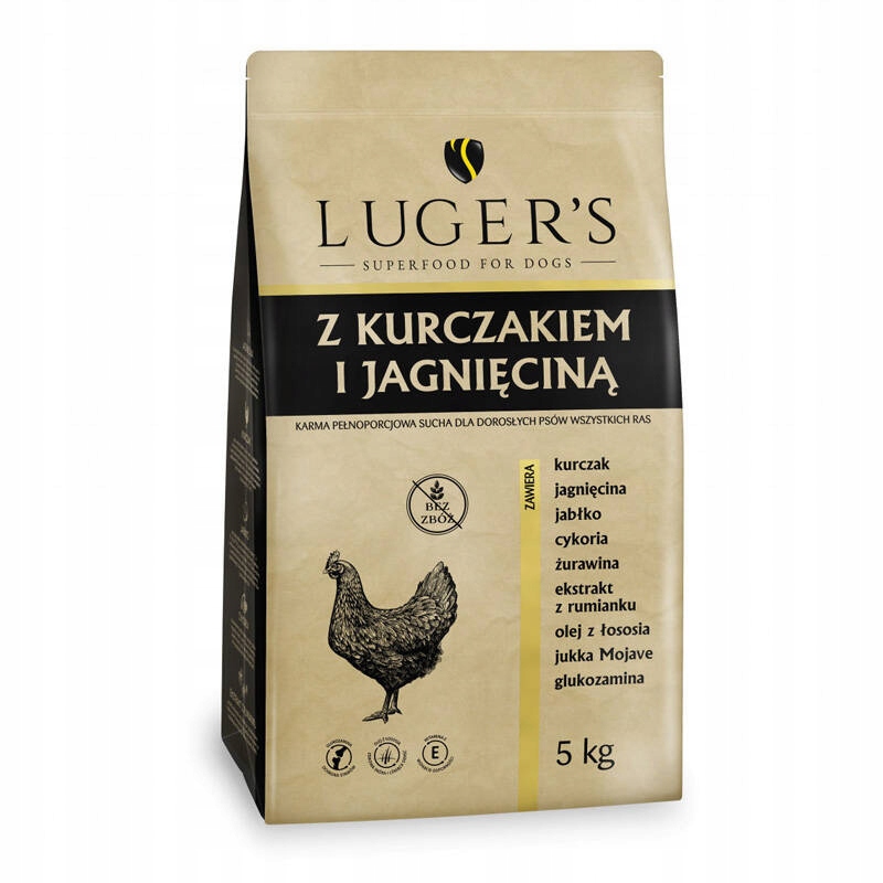 Luger’s Dolina Sucha karma dla psa z kurczakiem i jagnięciną 5 kg