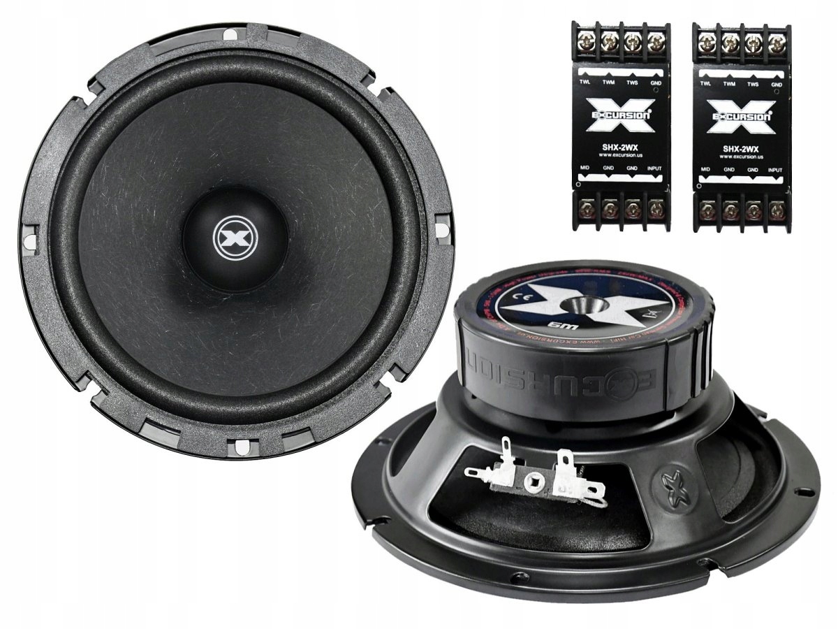 Mocne głosniki EXCURSION SHX-6c 3ohm pod radio Renault Master Traffic Marka Excursion