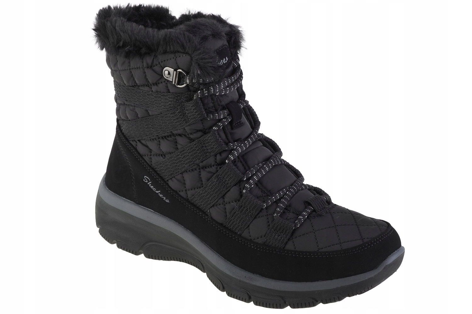Damskie śniegowce Skechers Relaxed Fit Easy Going 167204-BLK r.37