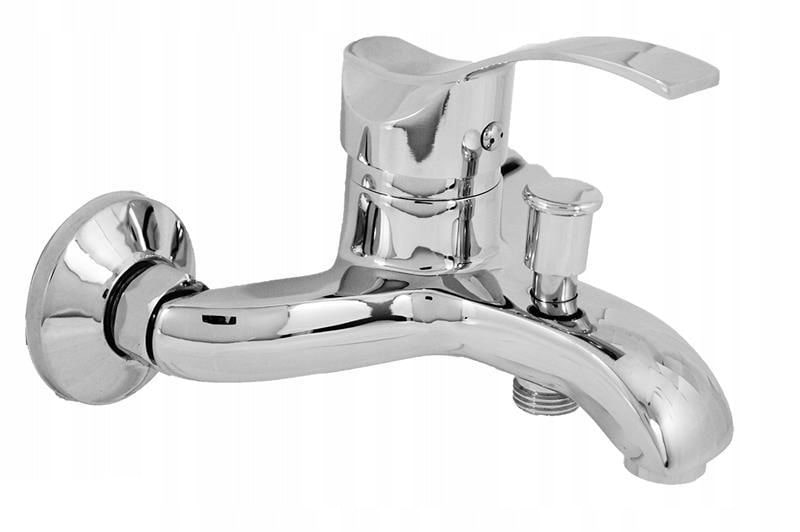 BATERIA WANNOWA ŚCIENNA ŁAZIENKOWA KRAN CHROM ARGO