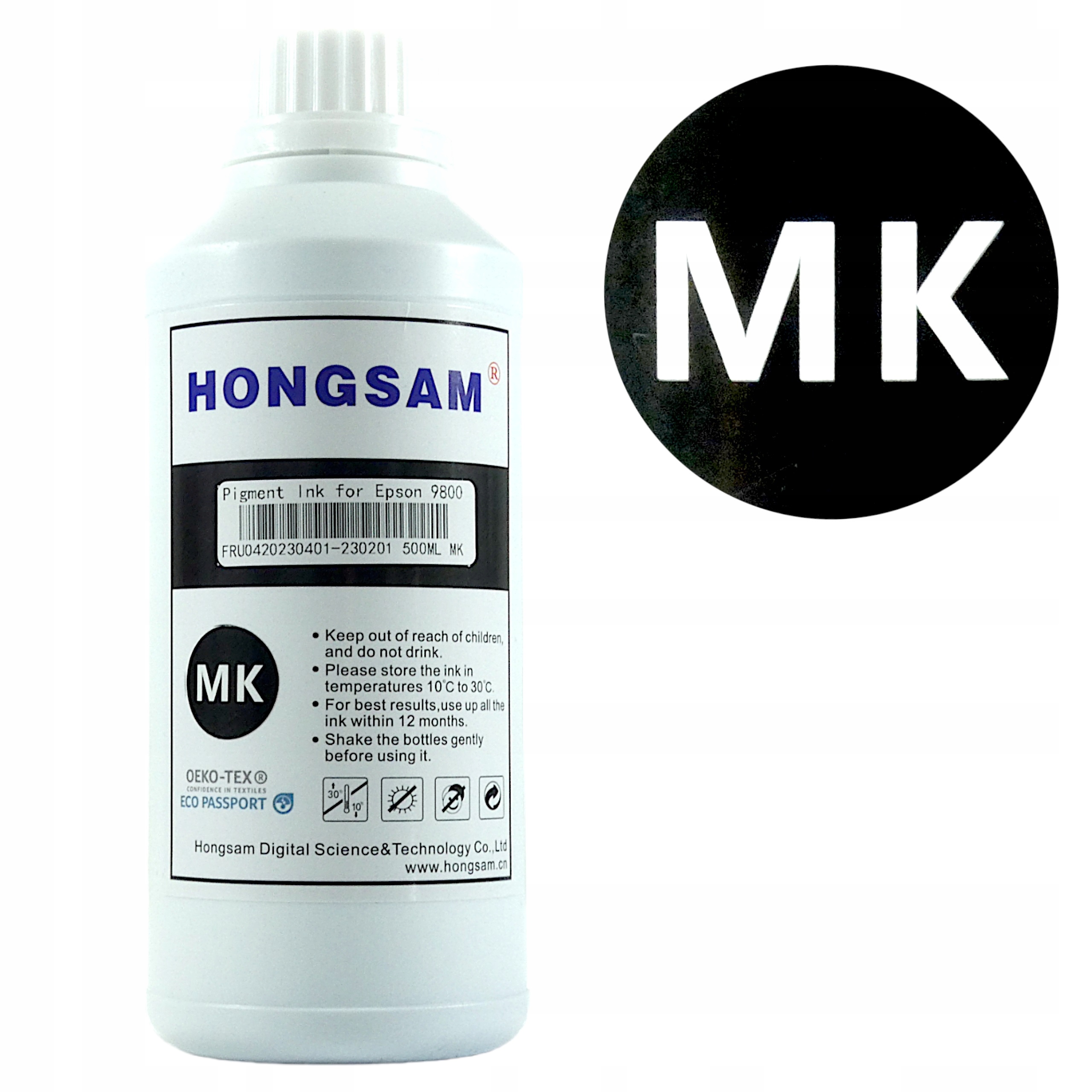 Pigmentový inkoust pro Epson 9800 500 ml Matte Black